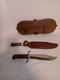 Vintage Western Bowie knife W49 Boulder Co, USA, With Sheath and Wall Plaque