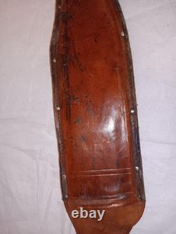 Vintage Western Bowie knife W49 Boulder Co, USA, With Sheath and Wall Plaque