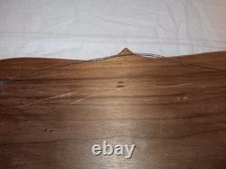 Vintage Western Bowie knife W49 Boulder Co, USA, With Sheath and Wall Plaque