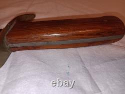 Vintage Western Bowie knife W49 Boulder Co, USA, With Sheath and Wall Plaque