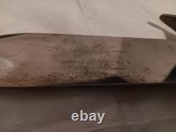 Vintage Western Bowie knife W49 Boulder Co, USA, With Sheath and Wall Plaque