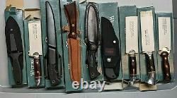Vintage Western Cutlery American Made Knives Bowie, Hunting, Boot, Fillet