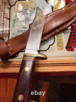 Vintage Western Fix-Blade 1983' W3-G Camp or Bowie stylewith original sheath
