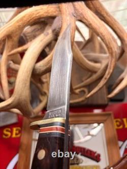 Vintage Western Fix-Blade 1983' W3-G Camp or Bowie stylewith original sheath