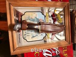 Vintage Western Fix-Blade 1983' W3-G Camp or Bowie stylewith original sheath