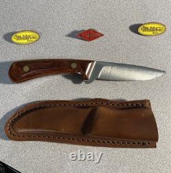 Vintage Western Knife W83 H Stamped With Sheath Great Handle and Blade Beautiful