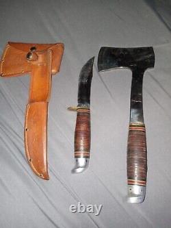 Vintage Western Knife/hatchet Combo Boulder Colorado