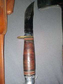 Vintage Western Knife/hatchet Combo Boulder Colorado