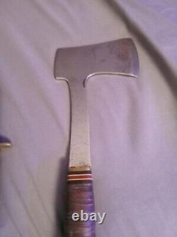 Vintage Western Knife/hatchet Combo Boulder Colorado