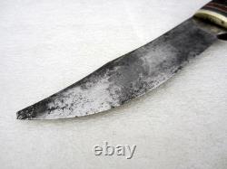 Vintage Western L-66 Hunting Outdoorsman Knife with Hatchet Sheath Boulder USA