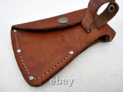 Vintage Western L-66 Hunting Outdoorsman Knife with Hatchet Sheath Boulder USA