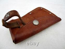 Vintage Western L-66 Hunting Outdoorsman Knife with Hatchet Sheath Boulder USA