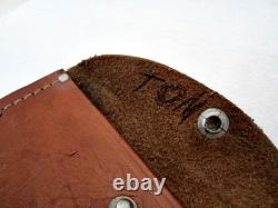 Vintage Western L-66 Hunting Outdoorsman Knife with Hatchet Sheath Boulder USA