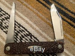 Vintage Western USA 932K Hunting Camping Survival Bowie Folding Knife/Saw Combo
