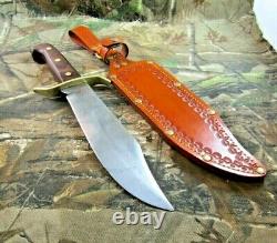 Vintage Western USA W-49 E Fixed Blade Knife WithCustom Made Dangler Sheath #P-95