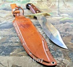 Vintage Western USA W-49 F Fixed Blade Knife With Original Dangler Sheath #P-99