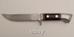 Vintage Western USA W36 Hunting Knife with Original Leather Sheath