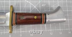 Vintage Western USA W46-8 D Knife With Sheath