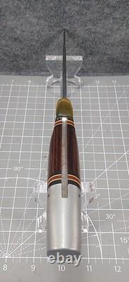 Vintage Western USA W46-8 D Knife With Sheath