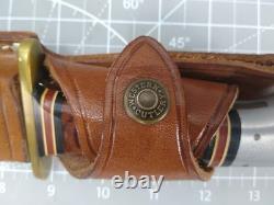 Vintage Western USA W46-8 D Knife With Sheath