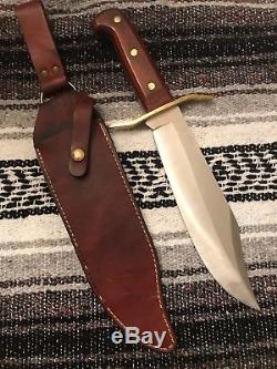 Vintage Western W49 Bowie Survival Hunting Fishing Camping V44 knife WithSheath