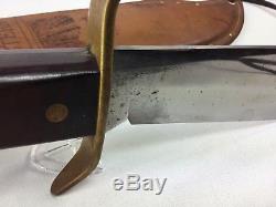 Vintage Western W49 Bowie Survival Hunting Fishing Camping knife With sheath