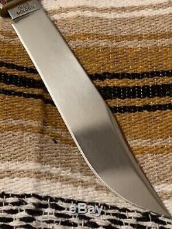 Vintage Winchester USA Trailmaker Bowie Survival Stag Pommel Knife/Sheath USA