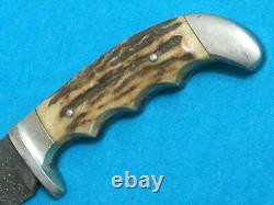 Vintage Wingen Othello Germany Stag Original Trapper Knife Hunting Bowie Knives