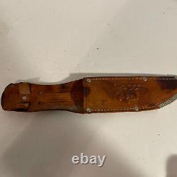 Vintage York Cutlery Solingen Germany Knife #545 With Sheath