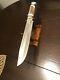 Vintage York Solingen Stag Handle 15 Hunting Knife With 10 Blade And Sheath