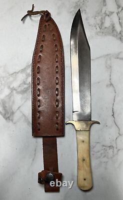 Vintage handmade bowie knife quality craftsmanship