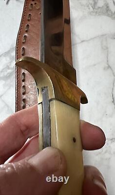 Vintage handmade bowie knife quality craftsmanship