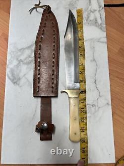 Vintage handmade bowie knife quality craftsmanship