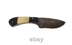 Vintage handmade hand forged damascus hunting knife 7 long 3.75 blade length