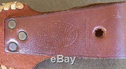 Vintage original HARRY MORSETH hunting knife sheath MORSETH CLINTON WASH. Marked