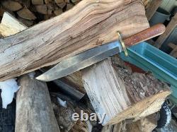 Vintage southern Bowie Knife David Caudle Alabama antique listed maker southern