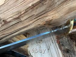 Vintage southern Bowie Knife David Caudle Alabama antique listed maker southern