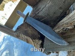 Vintage southern Bowie Knife David Caudle Alabama antique listed maker southern