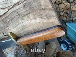 Vintage southern Bowie Knife David Caudle Alabama antique listed maker southern