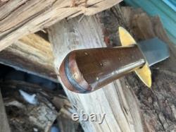 Vintage southern Bowie Knife David Caudle Alabama antique listed maker southern