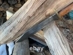 Vintage southern Bowie Knife David Caudle Alabama antique listed maker southern