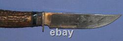 Vintage steel hunting knife