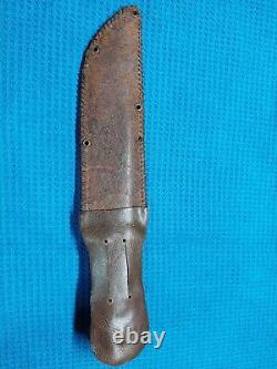 Vintage stirrup brand solingen germany fixed blade knife witho sheath r and NICE