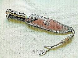 Vintage1968 Original Puma Bowie 6396 Stag handle German knife With Orig. Sheath