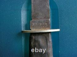 Vtg (1910) Union Cutlery Co KA-BAR- Hunting knife & sheath