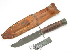 Vtg 1960-61 Vietnam Camillus New York US Fixed 6 Blade Pilot Survival Knife