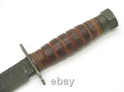 Vtg 1960-61 Vietnam Camillus New York US Fixed 6 Blade Pilot Survival Knife