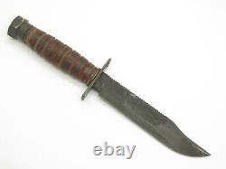 Vtg 1960-61 Vietnam Camillus New York US Fixed 6 Blade Pilot Survival Knife