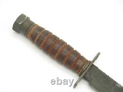 Vtg 1960-61 Vietnam Camillus New York US Fixed 6 Blade Pilot Survival Knife