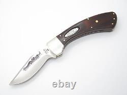 Vtg 1981 Case XX Sidewinder Folding Hunter Locking Knife Pat Pend 9 Dot & Sheath